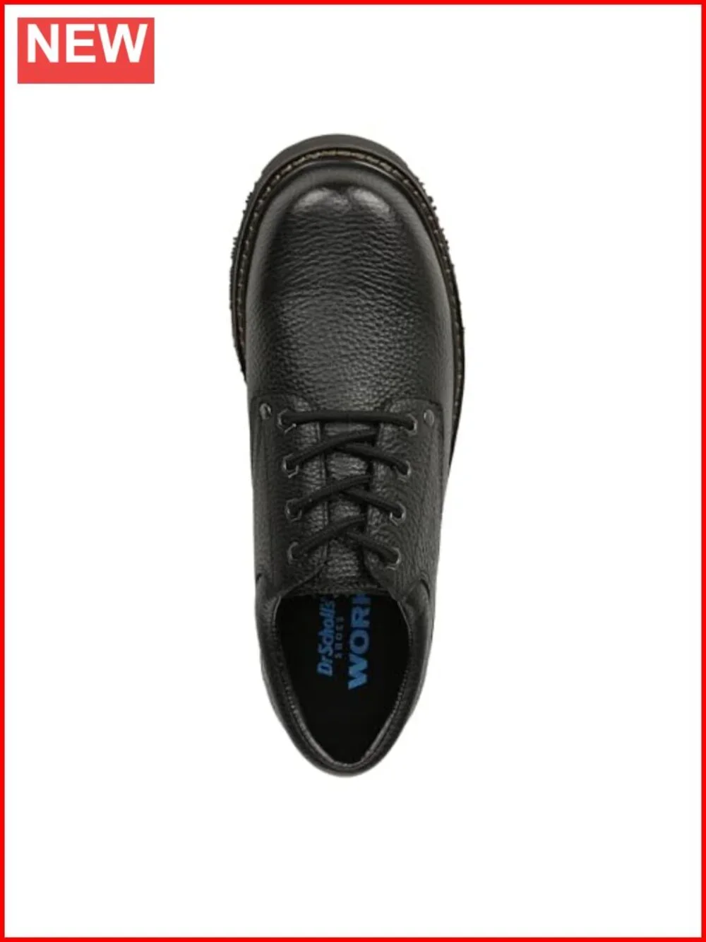 Men's Work Shoe Oil-Proof Slip-Resistant Leather Lace-Up Oxford